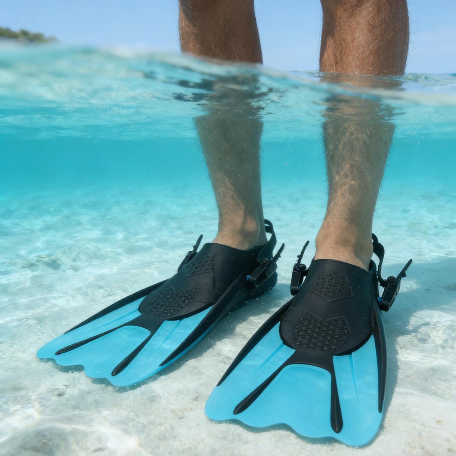 Open Heel Swim Fins Adjustable - Aquatic Sports And Scuba のレビューと価格