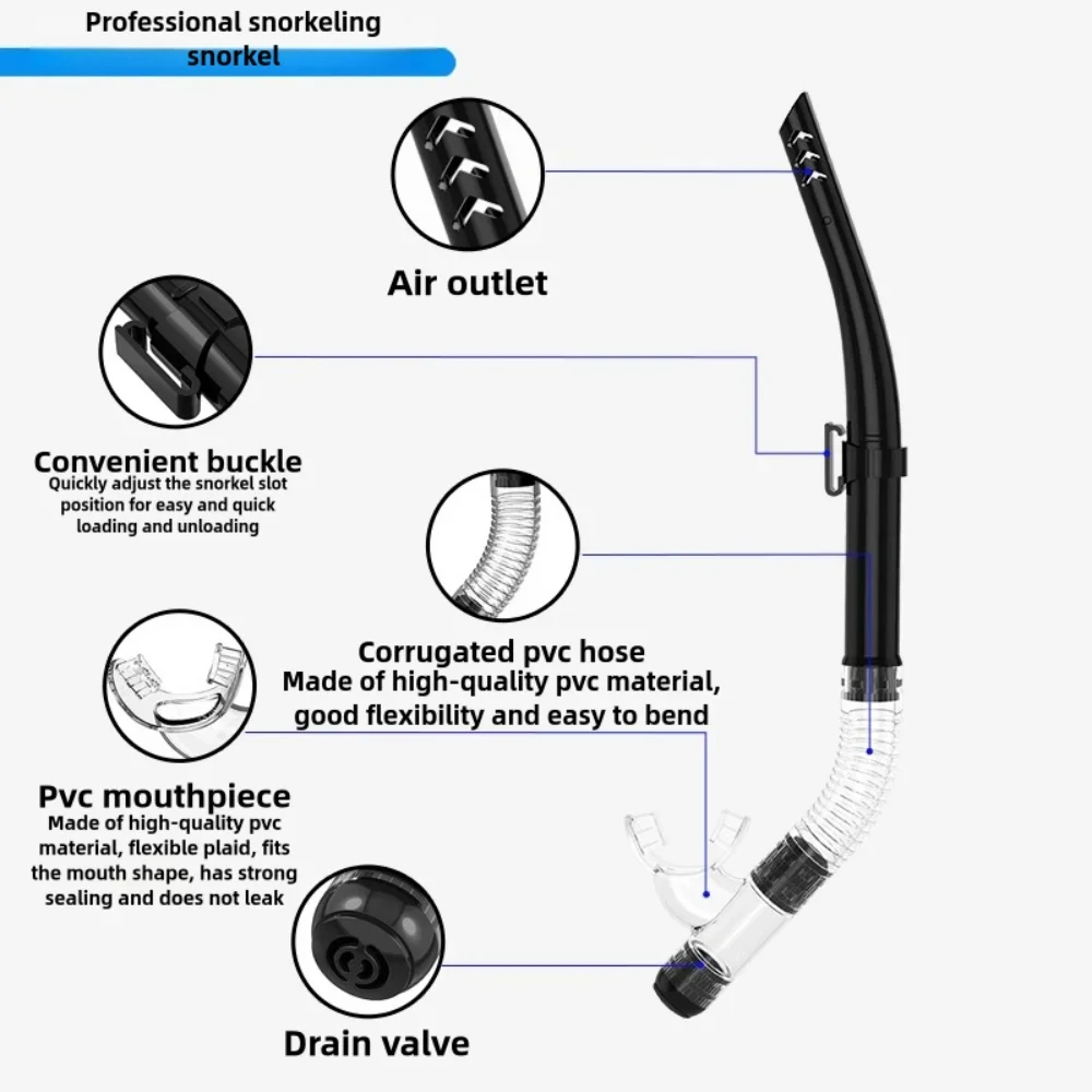 Scuba Diving Mask Snorkel Set  - Freediving Mask Set のレビューと価格