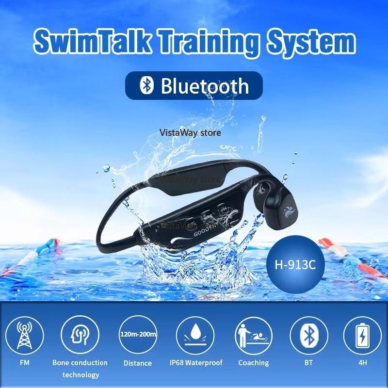 SwimTalk Waterproof Headphones - Aquatic Sports Swimming のレビューと価格