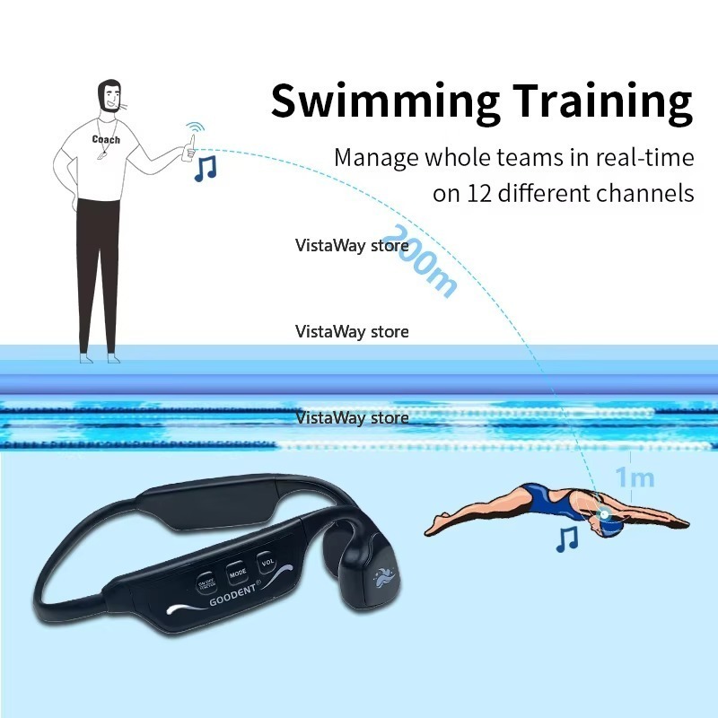SwimTalk Waterproof Headphones - Aquatic Sports Swimming のレビューと価格