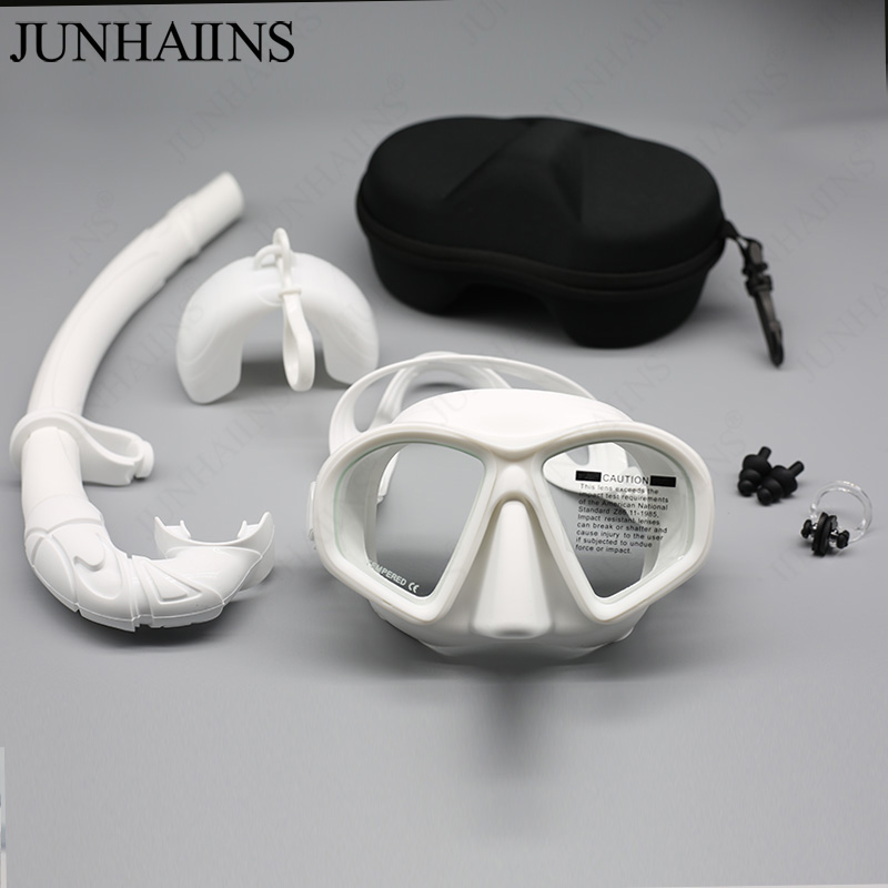 JUNHAIINS NEW Tempered Glass F - Freediving Mask Set のレビューと価格