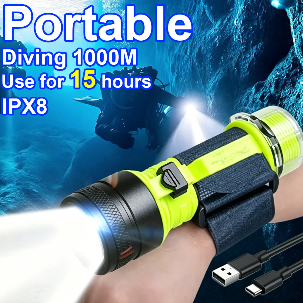 New Portable Professional LED  - Aquatic Diving のレビューと価格