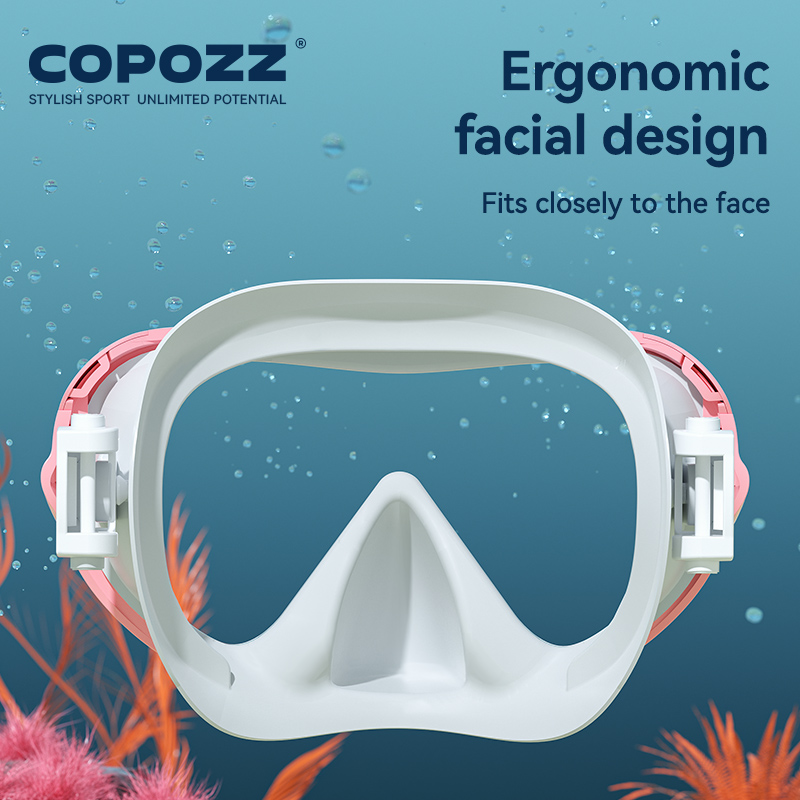 COPOZZ New Diving Mask Full Vi - Freediving Mask Set のレビューと価格