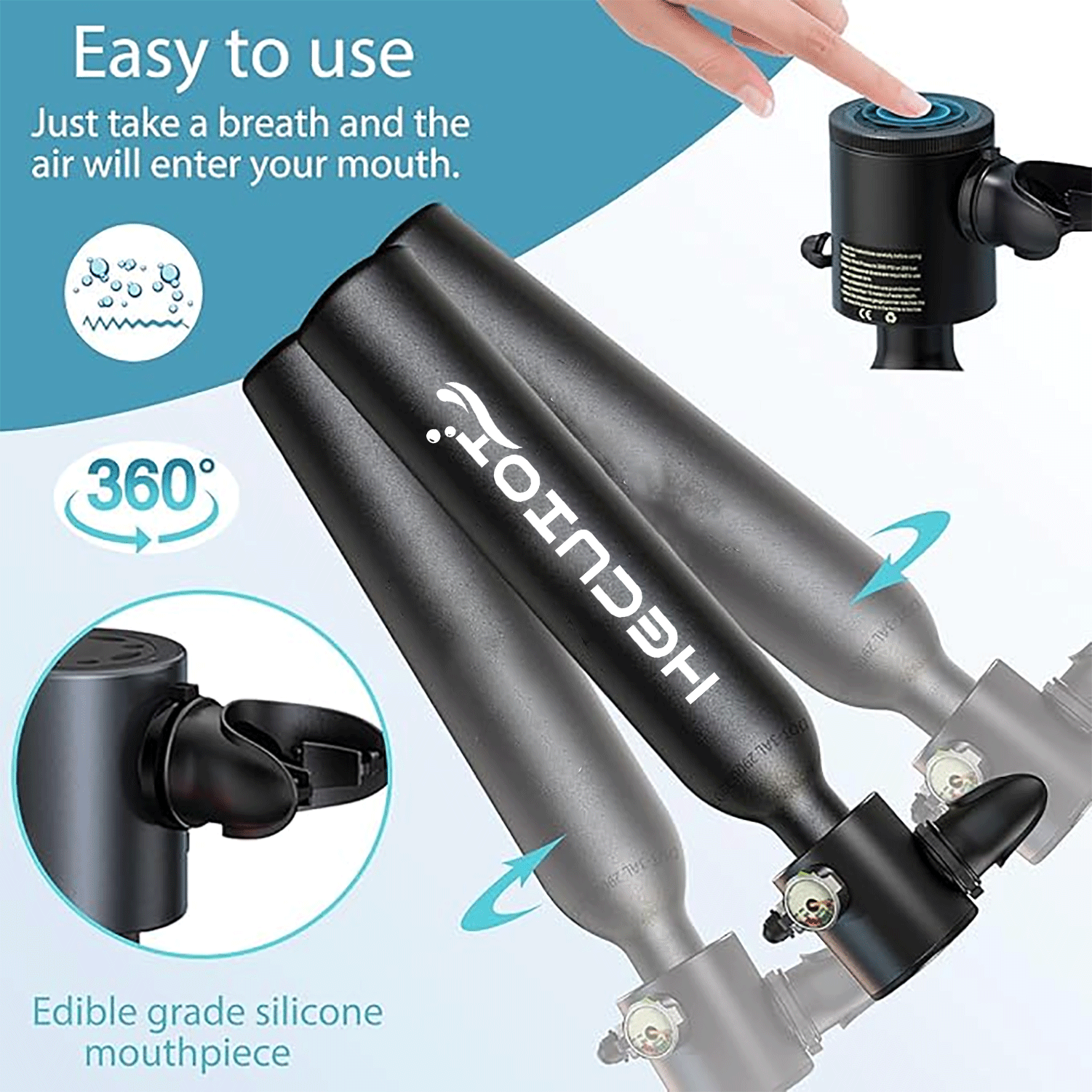 HECUIOI Mini Scuba Tank Diving - Aquatic Diving のレビューと価格