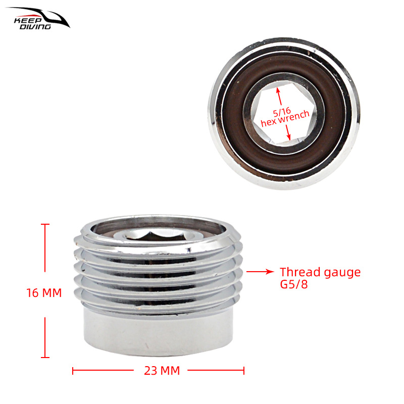 1Pcs DIN to Yoke Adapter Scuba - Aquatic Diving のレビューと価格