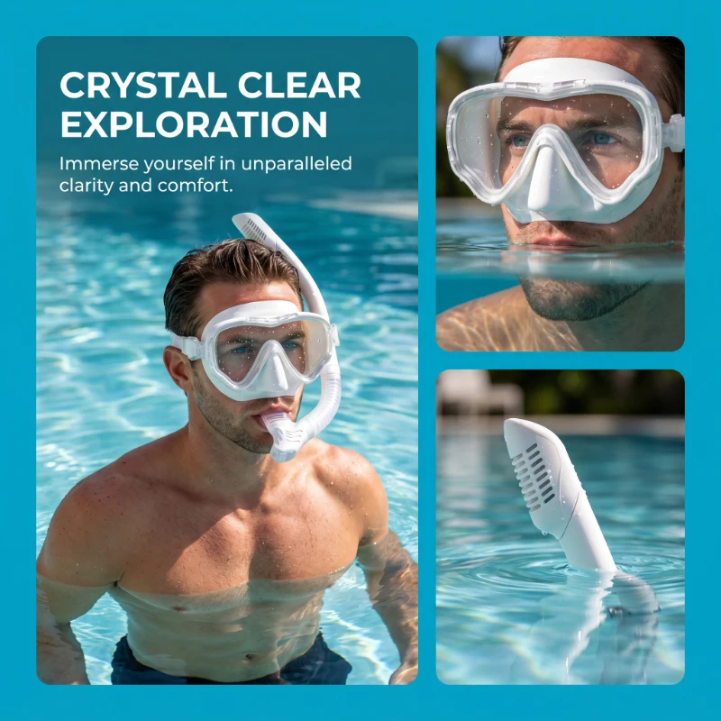 2Pcs Anti-Fog Leak-Proof House - Freediving Mask Set のレビューと価格