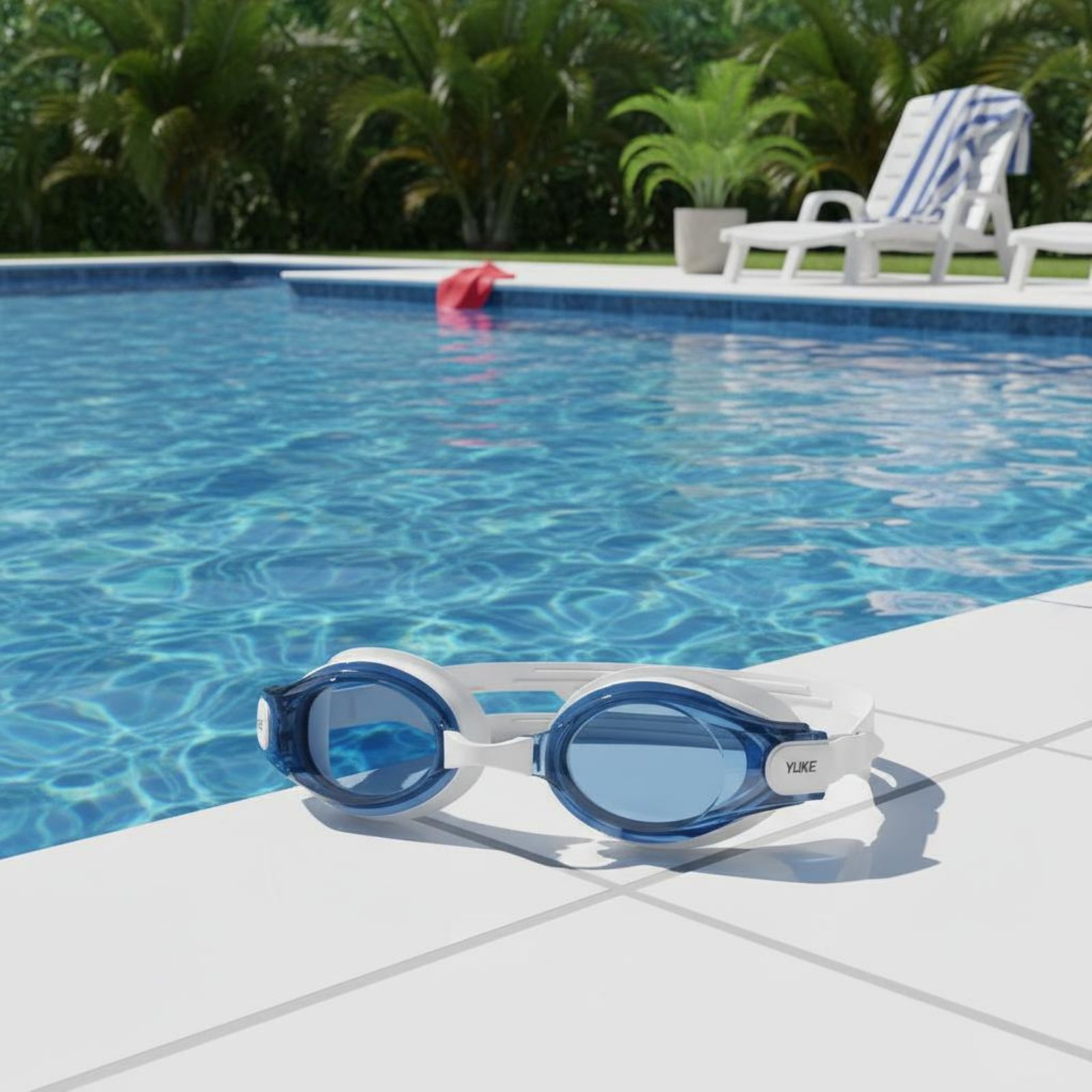 Swimming Goggles Wide Field of - Aquatic Sports Swimming のレビューと価格